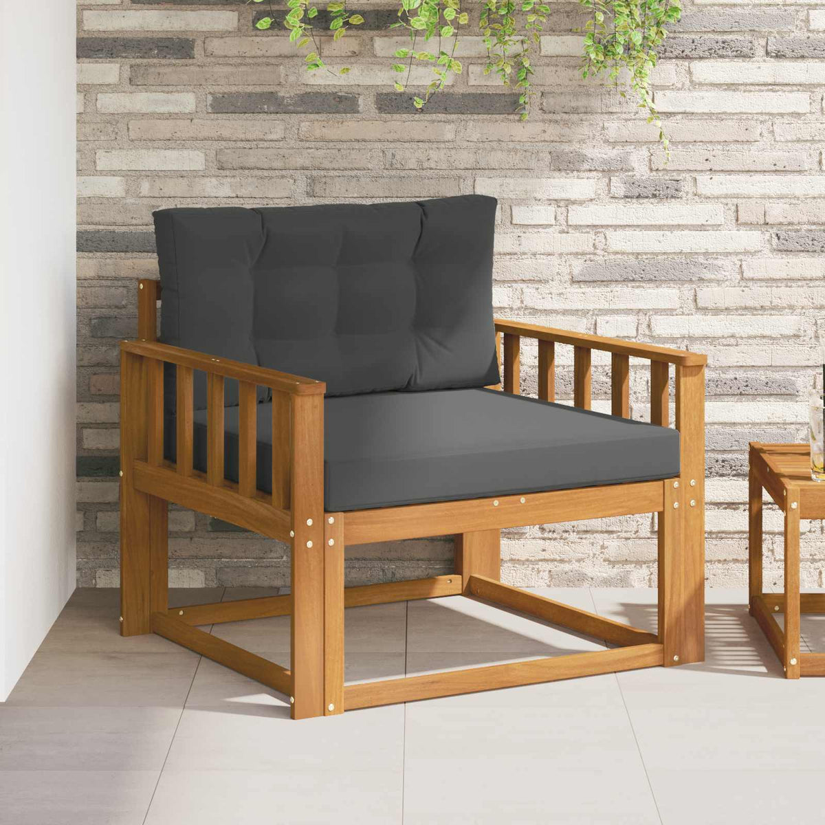 Outdoor Mittelsofa Natur