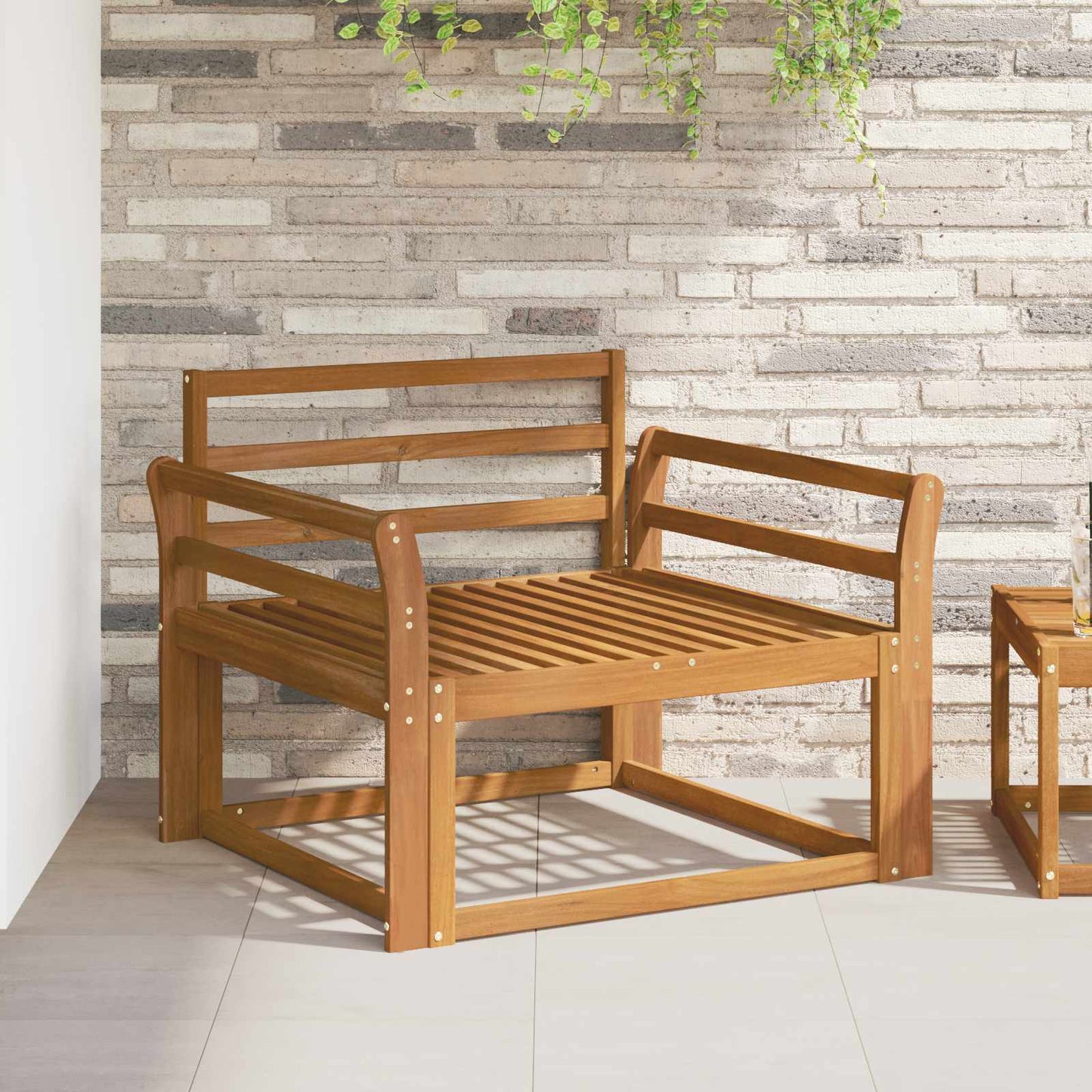 Outdoor Mittelsofa Natur