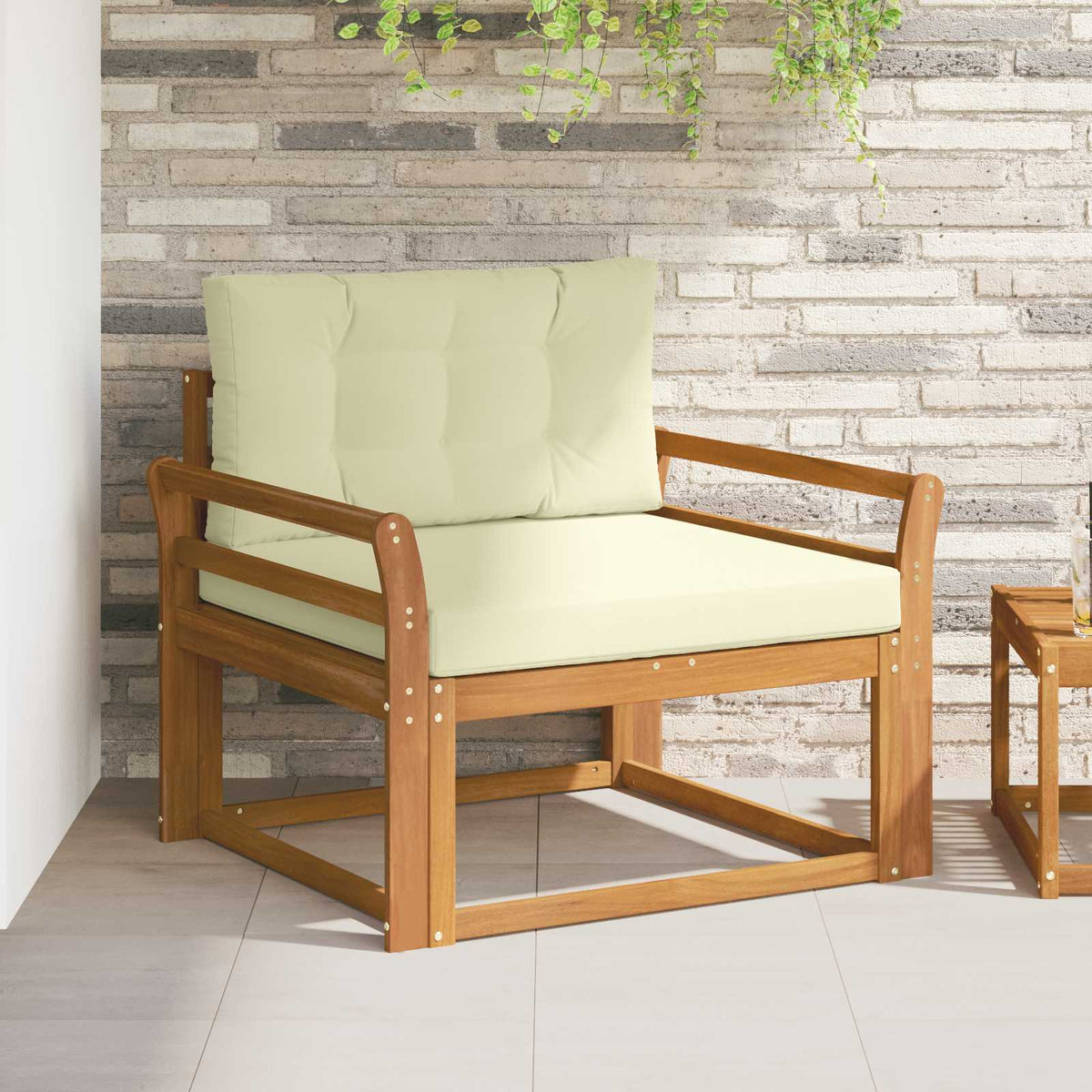 Outdoor Mittelsofa Natur