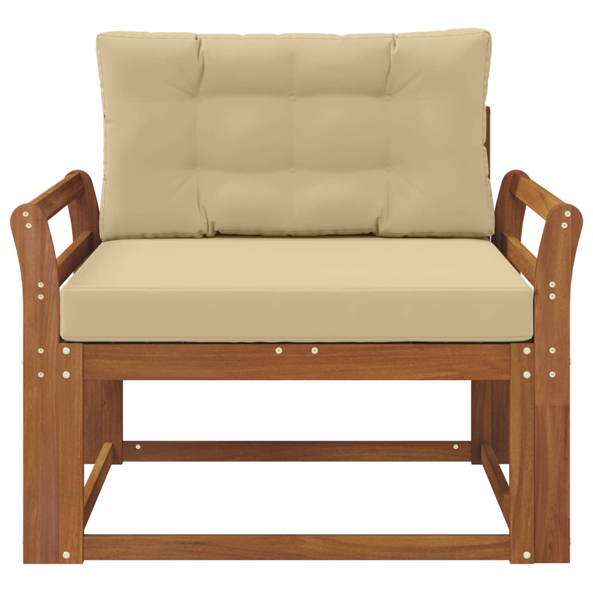 Outdoor Mittelsofa Natur