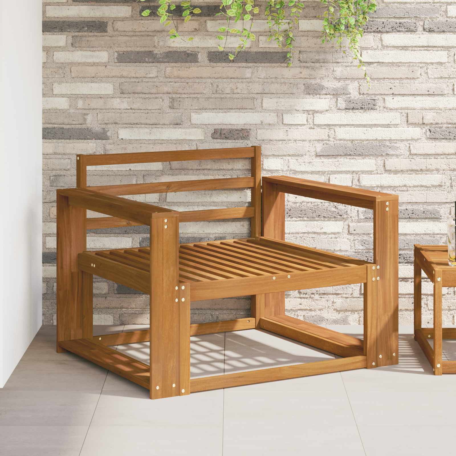 Outdoor Mittelsofa Natur