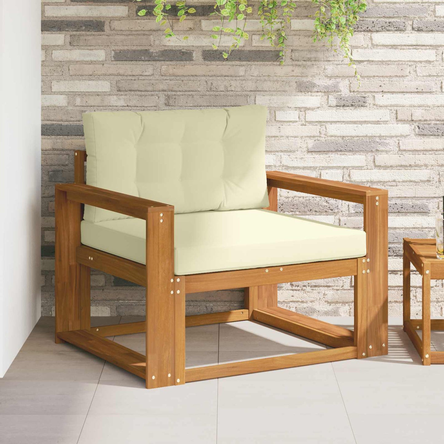 Outdoor Mittelsofa Natur