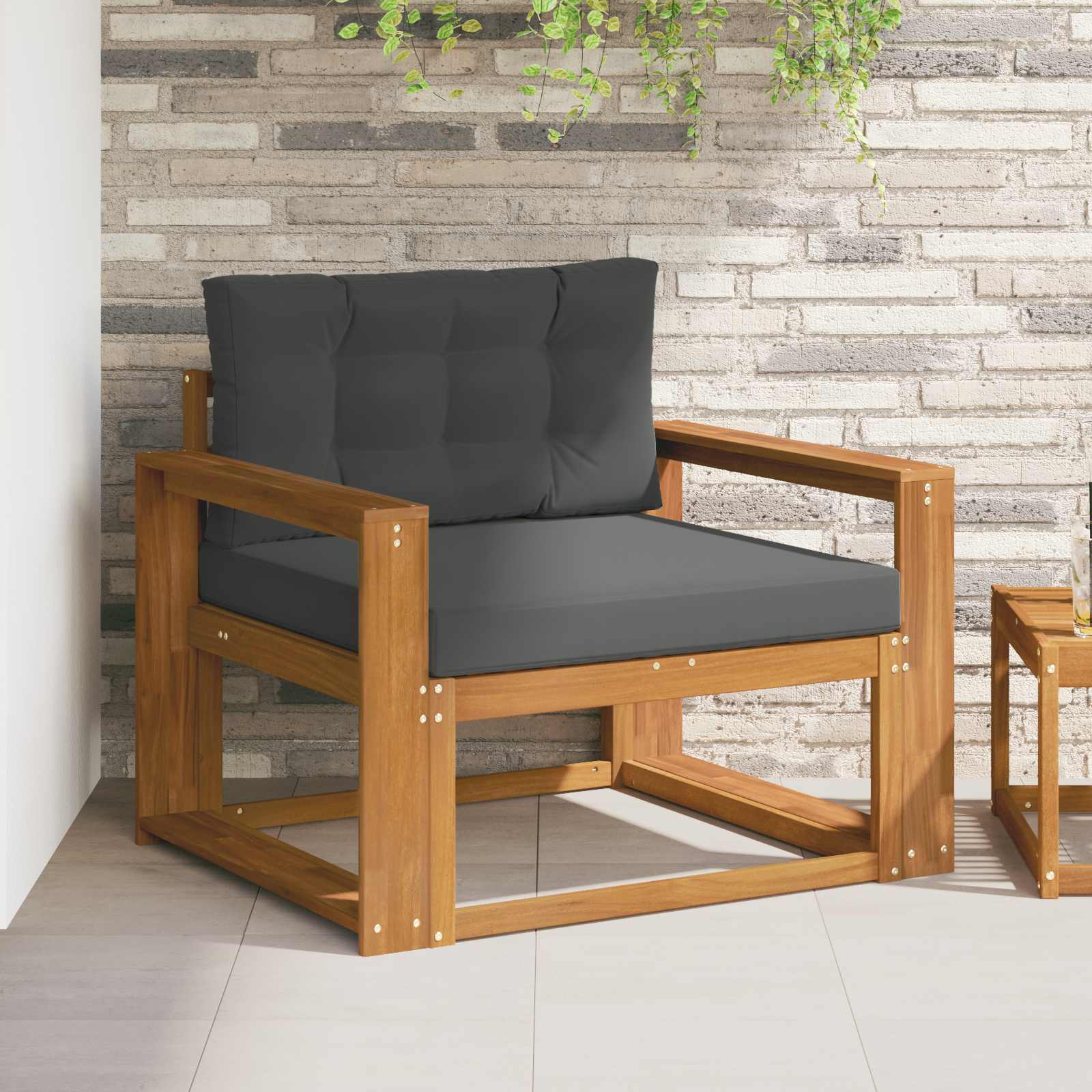 Outdoor Mittelsofa Natur