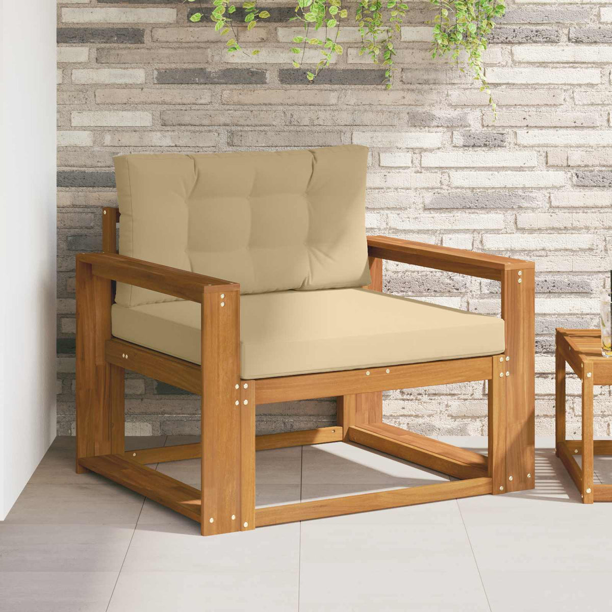 Outdoor Mittelsofa Natur