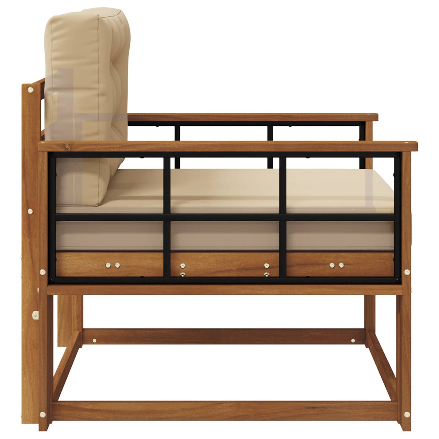 Outdoor Mittelsofa Natur