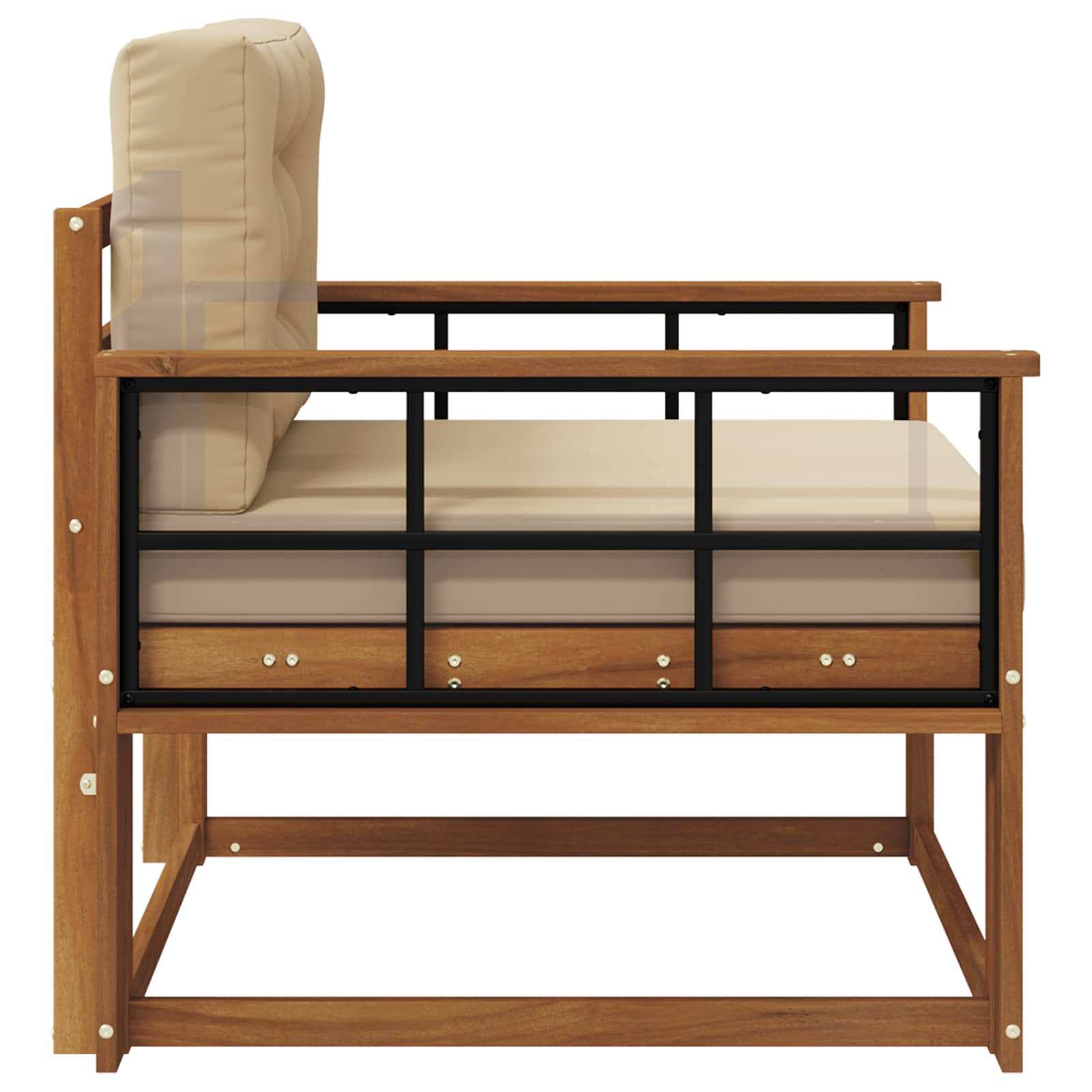 Outdoor Mittelsofa Natur