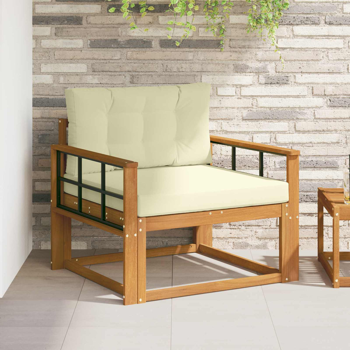 Outdoor Mittelsofa Natur