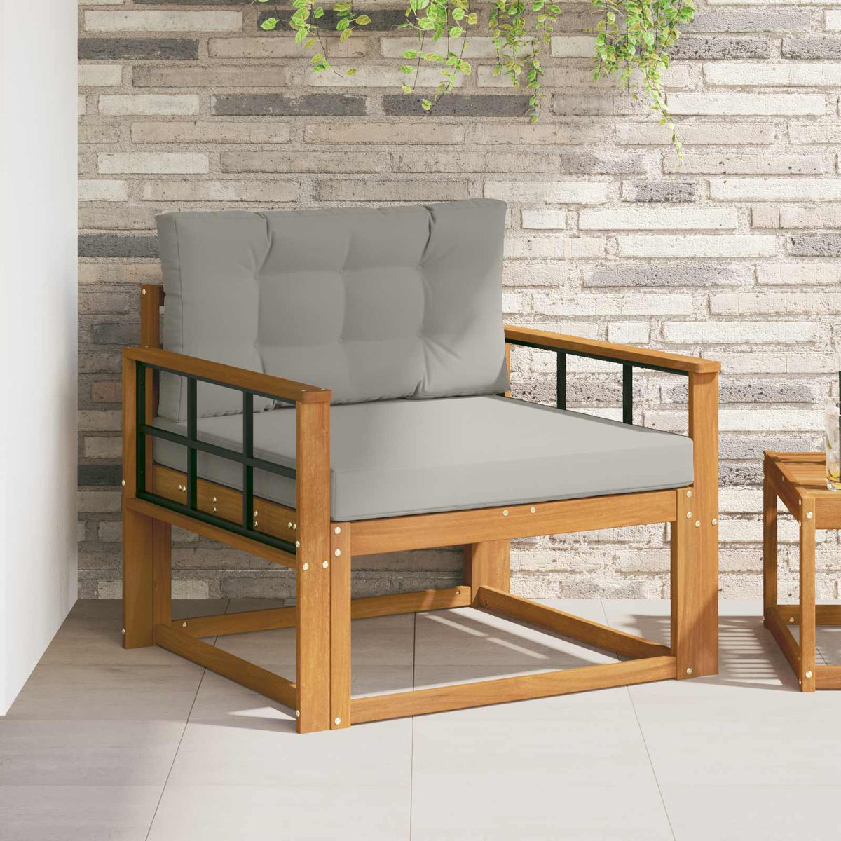 Outdoor Mittelsofa Natur