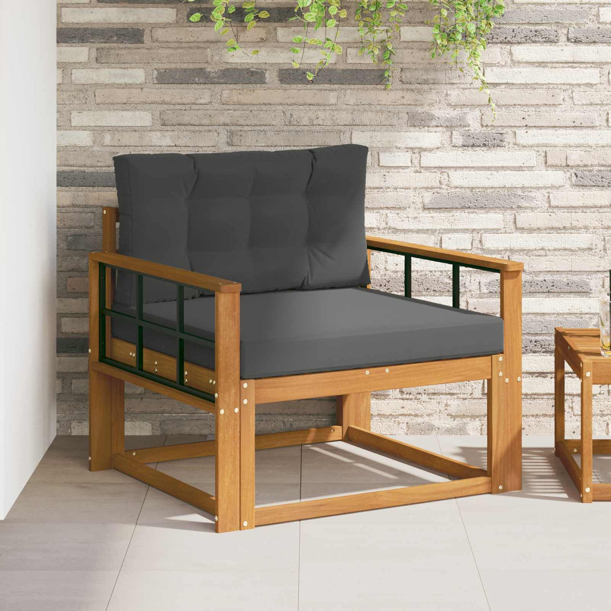 Outdoor Mittelsofa Natur