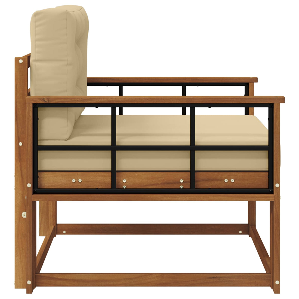 Outdoor Mittelsofa Natur