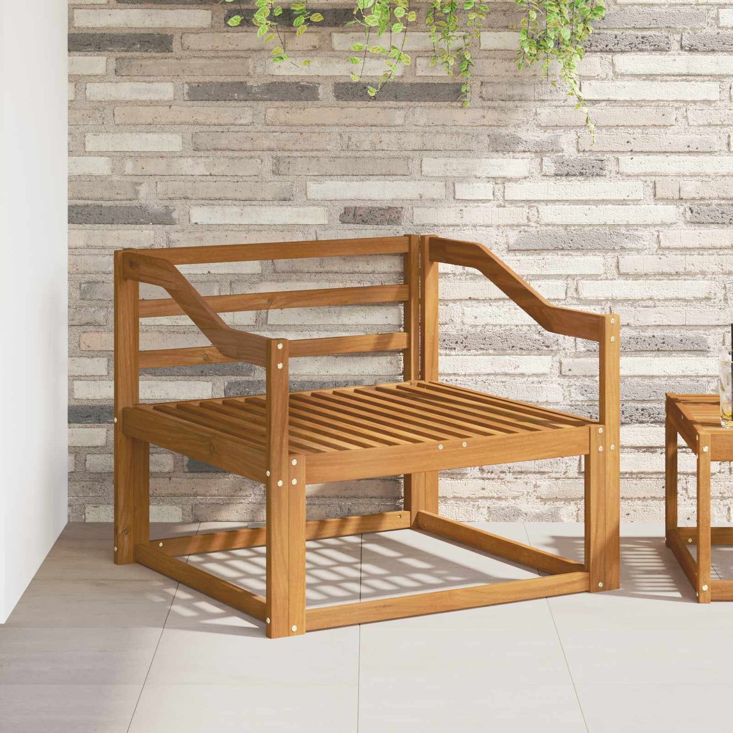 Outdoor Mittelsofa Natur