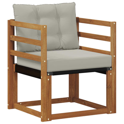 Outdoor-Sofa Massives Akazienholz und Textilene