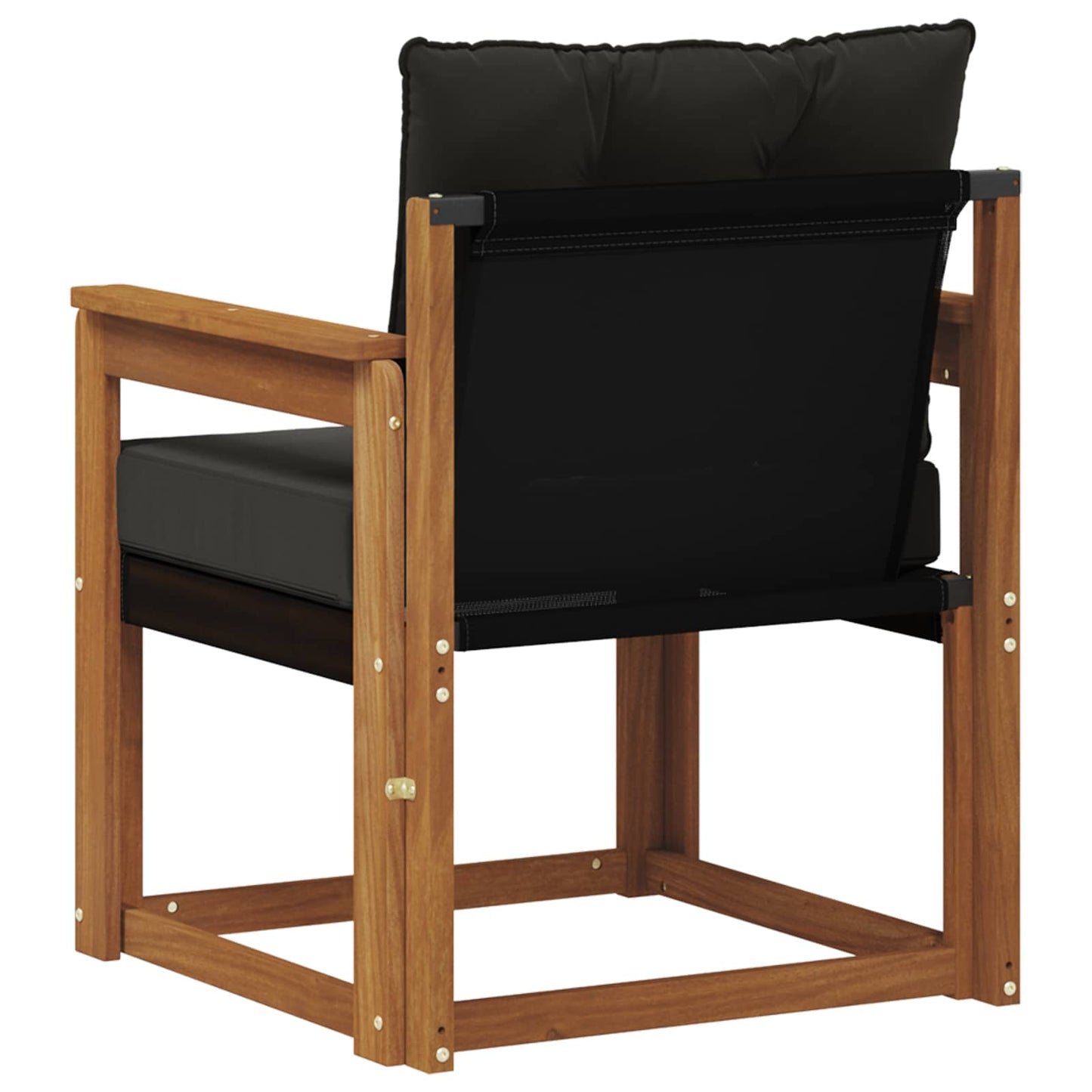 2 Stück Outdoor-Sofa Massivholz Akazie Natur