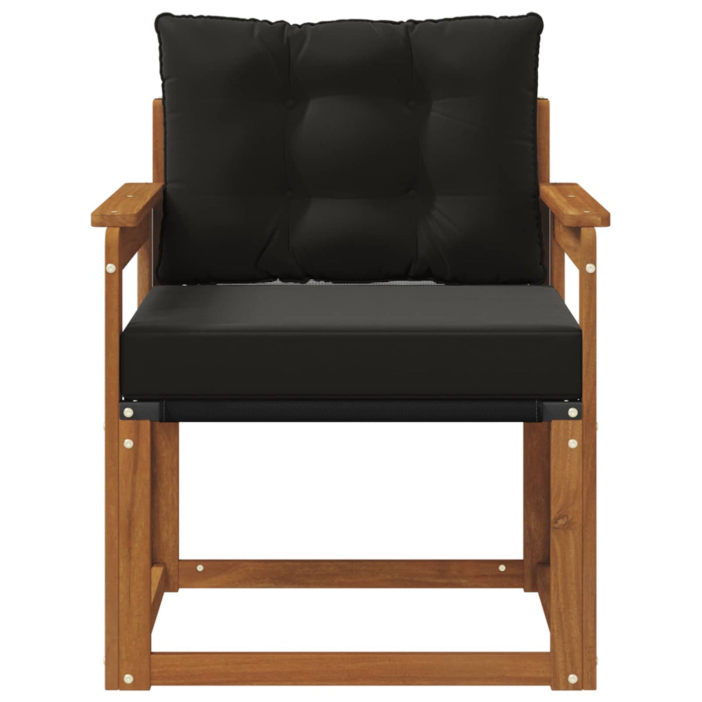2 Stück Outdoor-Sofa Massivholz Akazie Natur