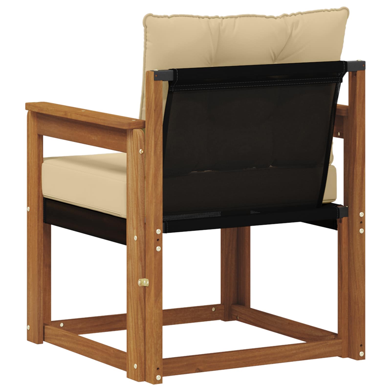 Outdoor-Sofa Massivholz Akazie Natur