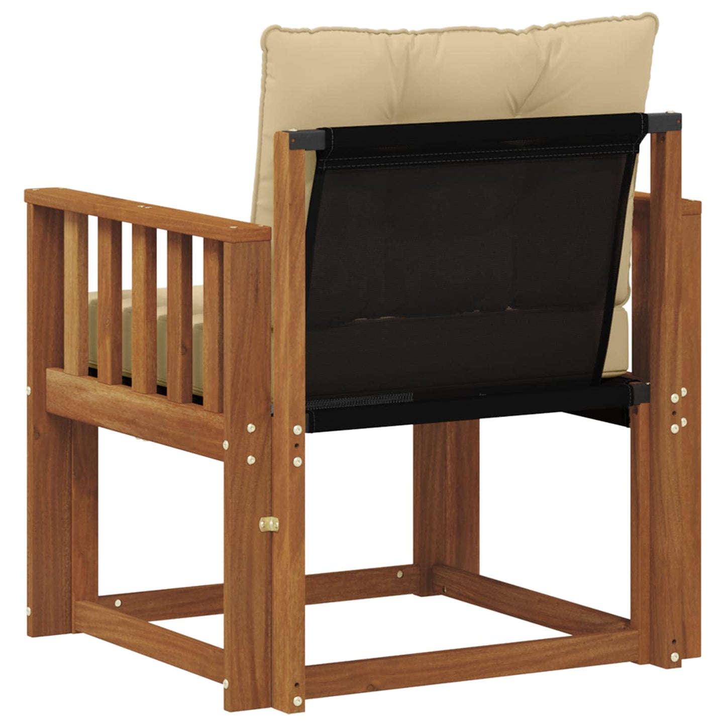 Outdoor-Sofa Massivholz Akazie Natur
