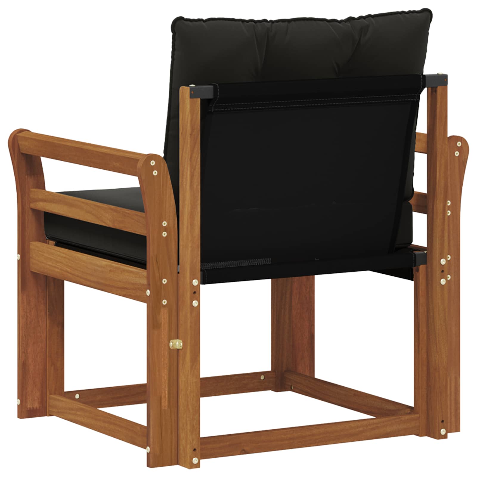 2 Stück Outdoor-Sofa Massivholz Akazie Natur