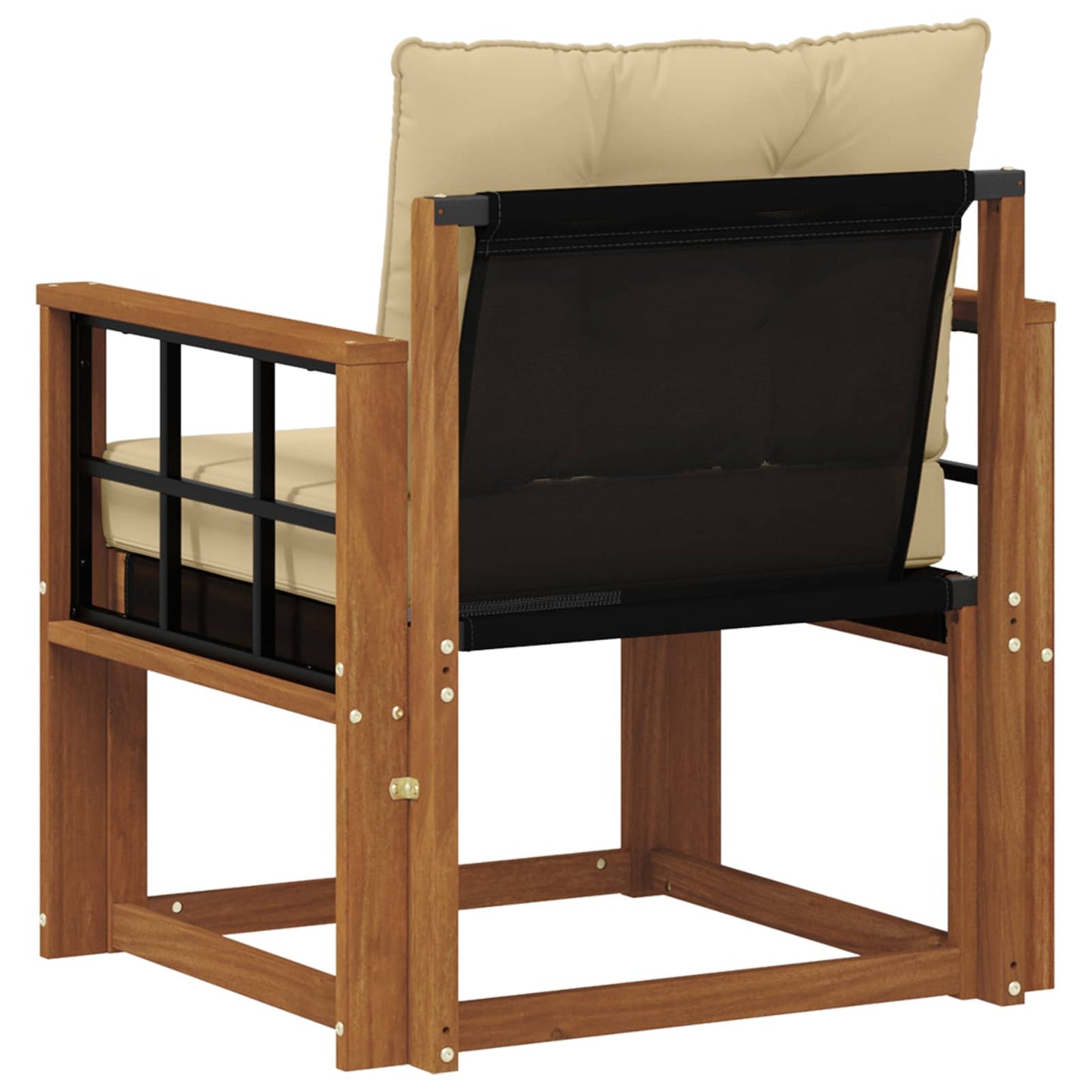Outdoor-Sofa Massivholz Akazie Natur