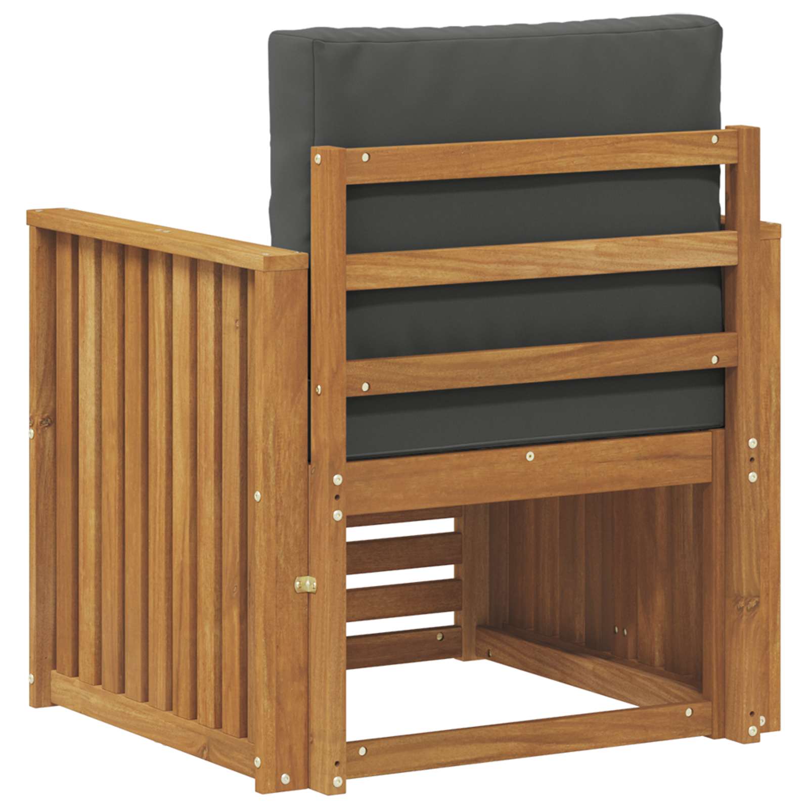 Outdoor-Sofagarnitur Massives Akazienholz und Polyester