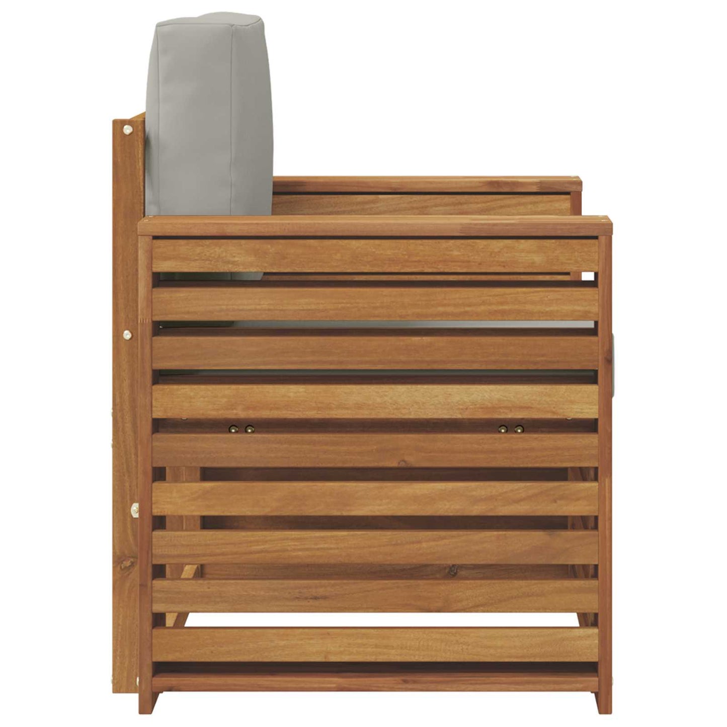 Outdoor-Sofagarnitur Massives Akazienholz und Polyester