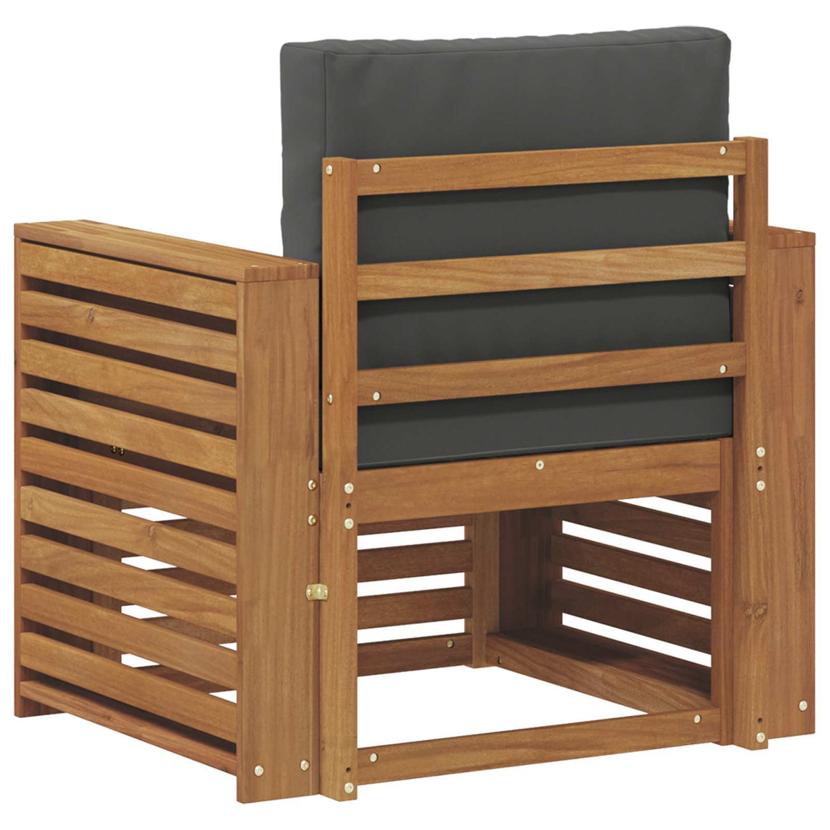 Outdoor-Sofagarnitur Massives Akazienholz und Polyester