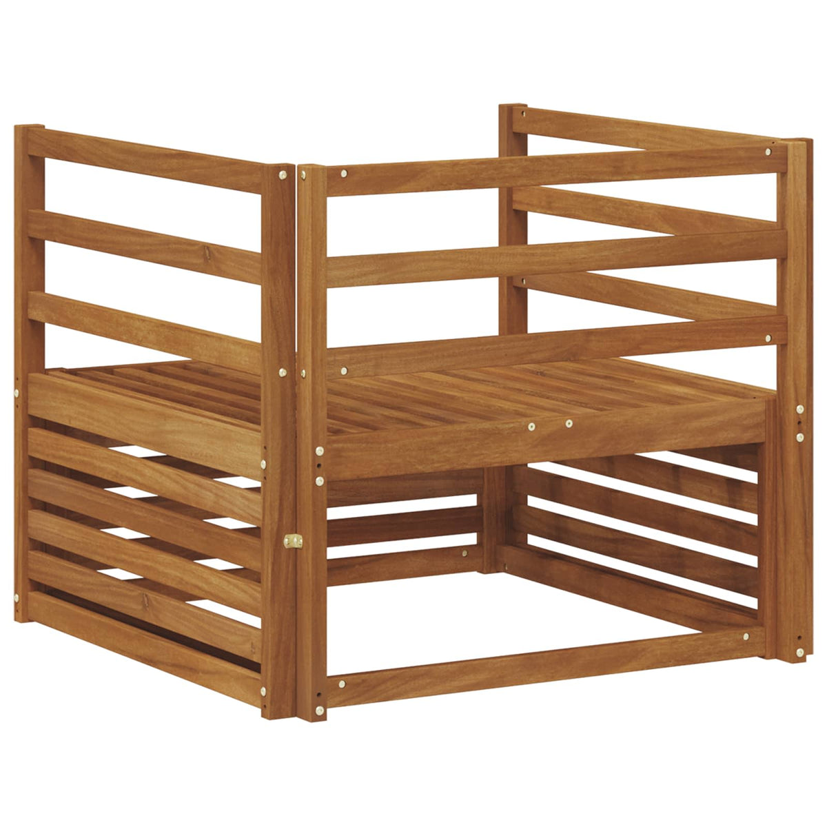 2 Stk. Outdoor-Sofa Natur