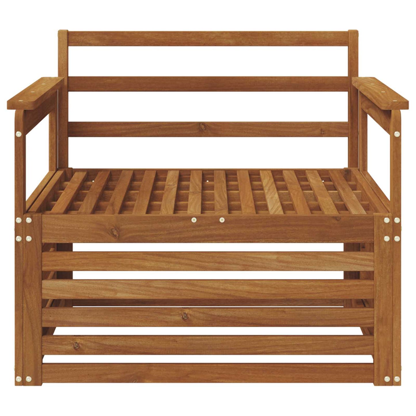 2 Stück Outdoor-Sofa Natur