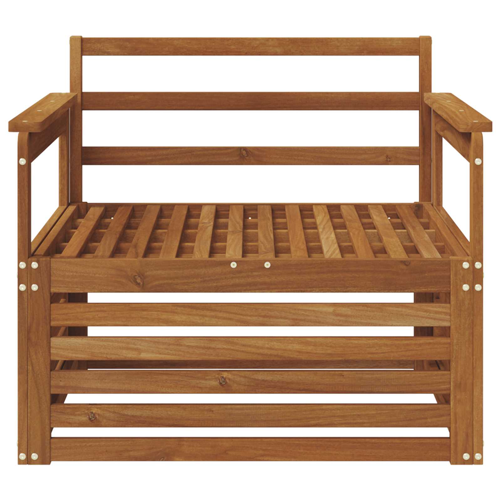 2 Stück Outdoor-Sofa Natur