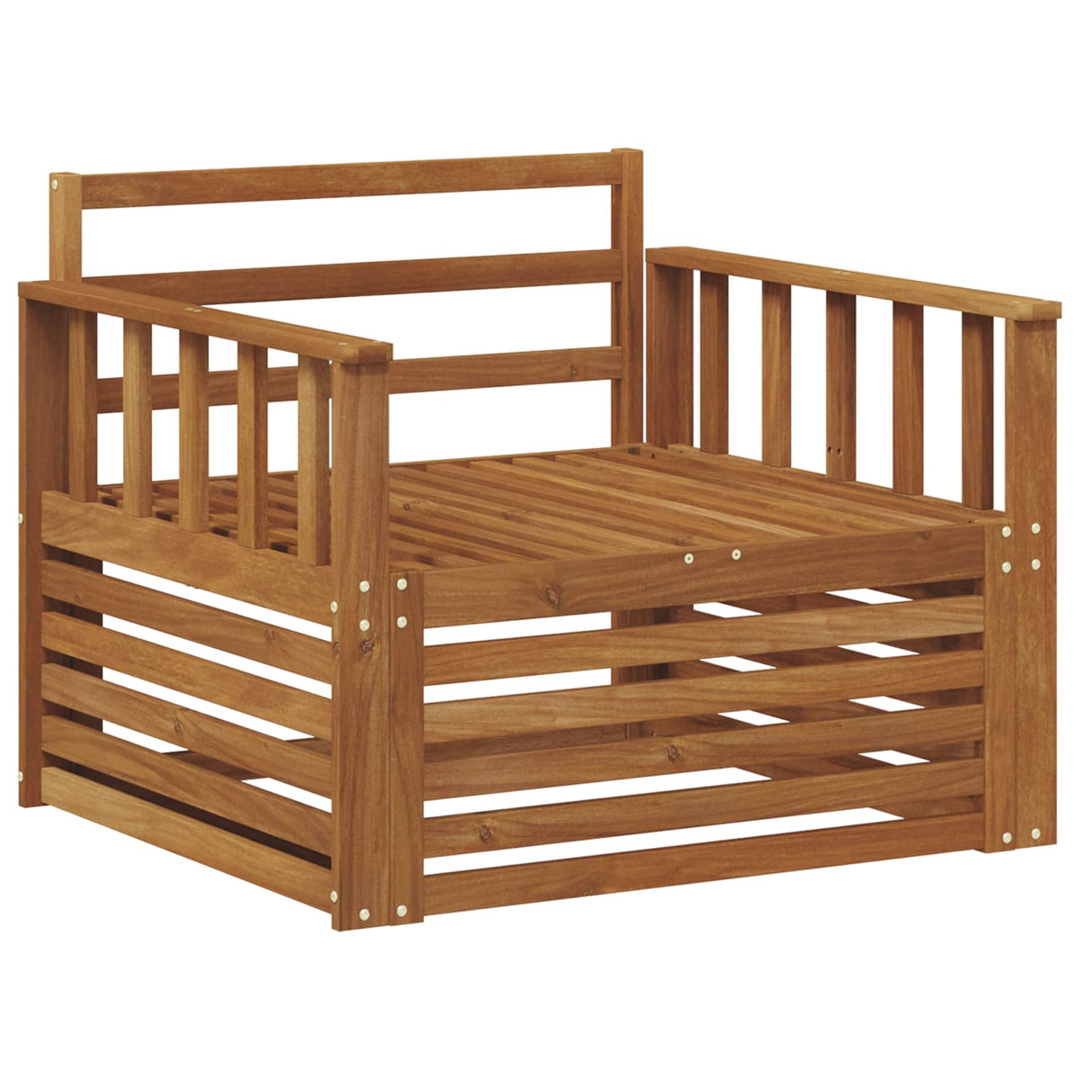 2 Stk. Outdoor-Sofa Natur