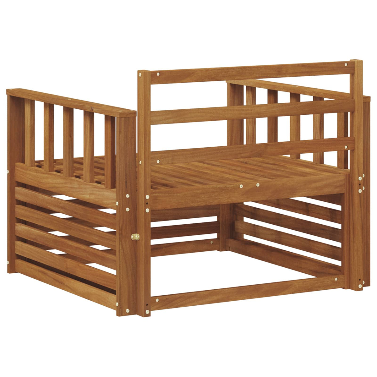 2 Stk. Outdoor-Sofa Natur