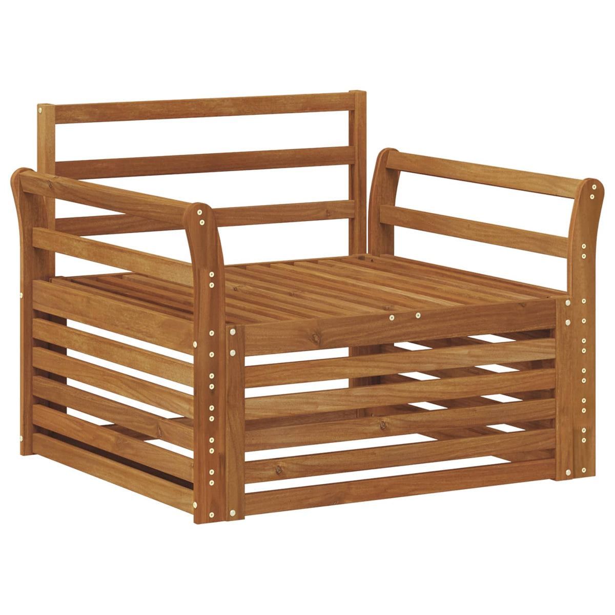 2 Stk. Outdoor-Sofa Natur