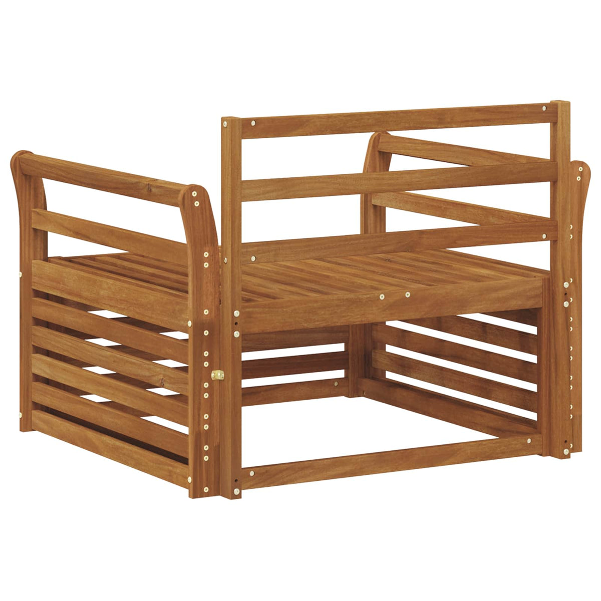 2 Stk. Outdoor-Sofa Natur