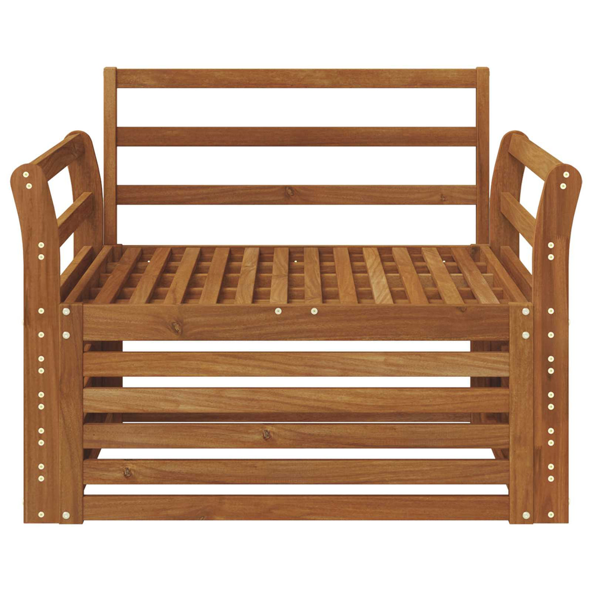 2 Stk. Outdoor-Sofa Natur