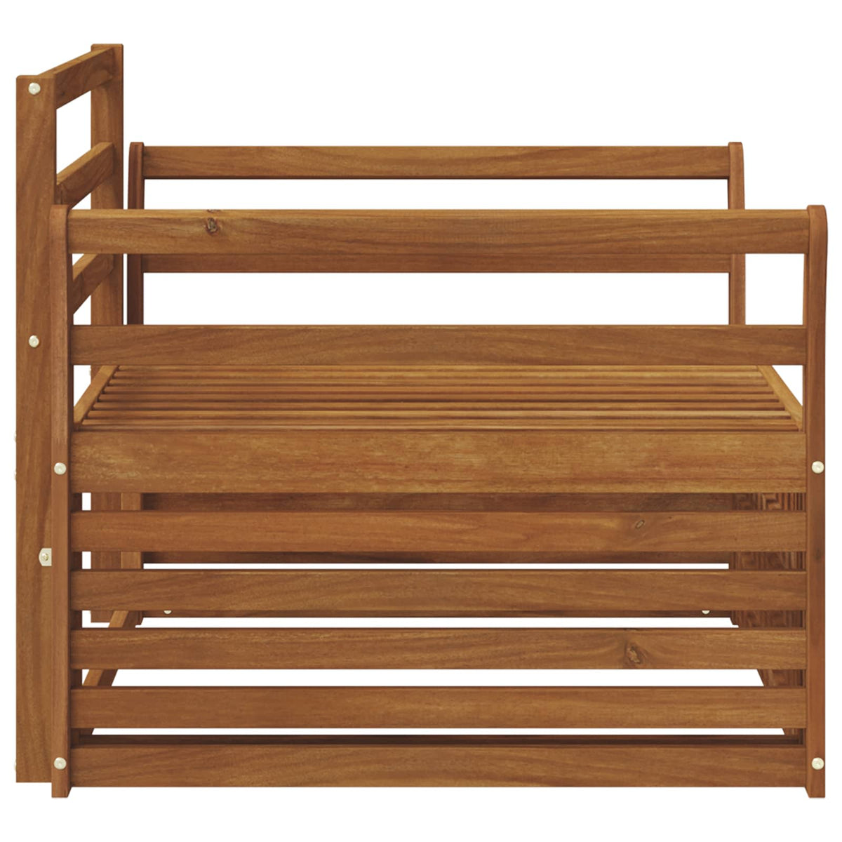 2 Stk. Outdoor-Sofa Natur