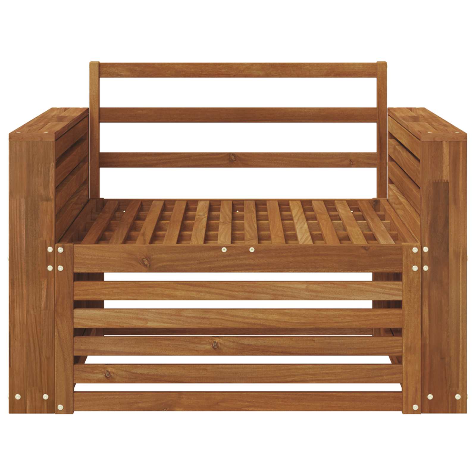 2 Stück Outdoor-Sofa Natur