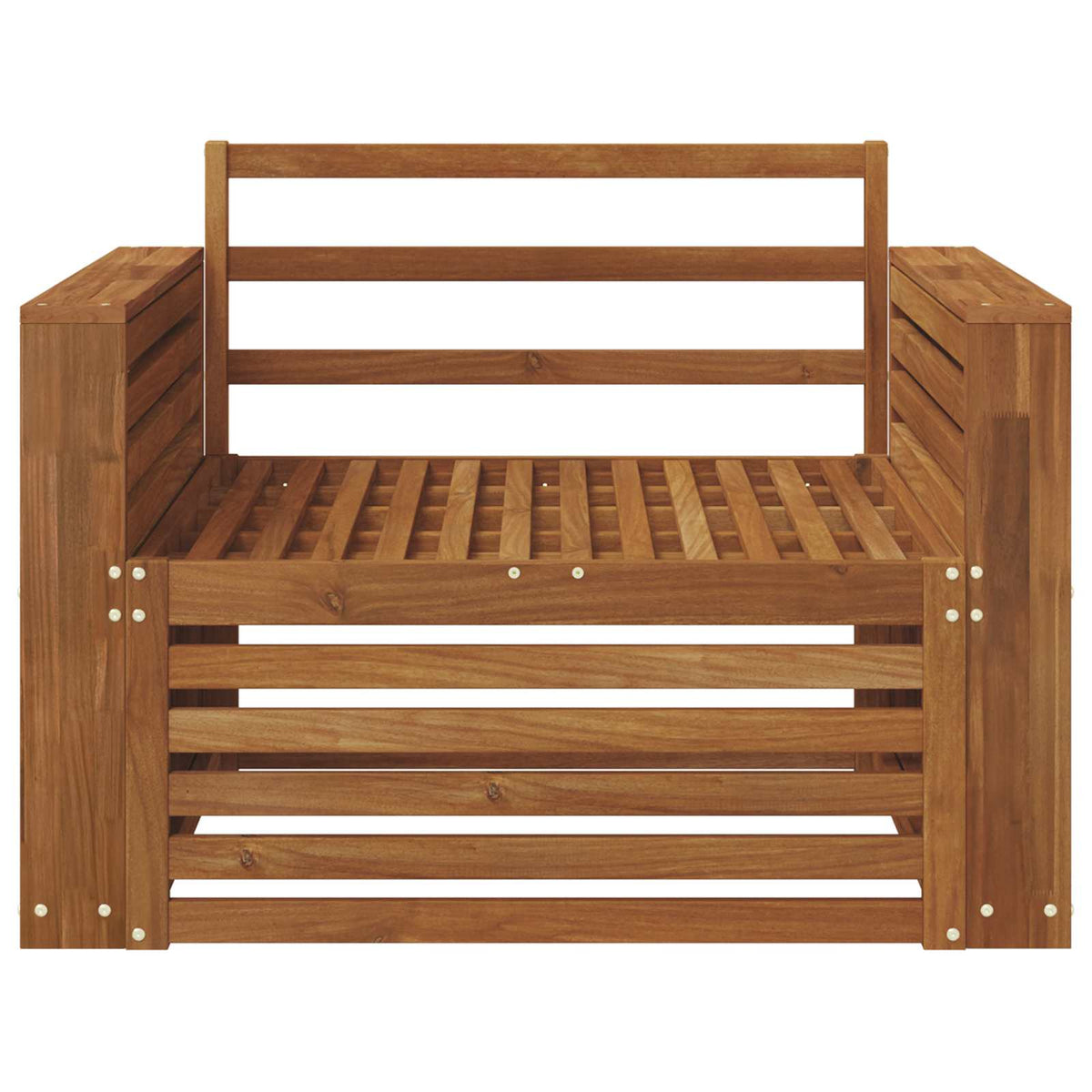 2 Stk. Outdoor-Sofa Natur
