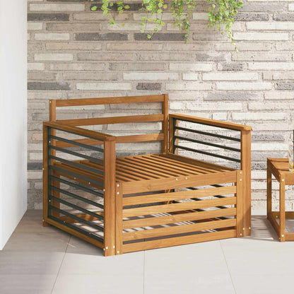 2 Stk. Outdoor-Sofa Natur