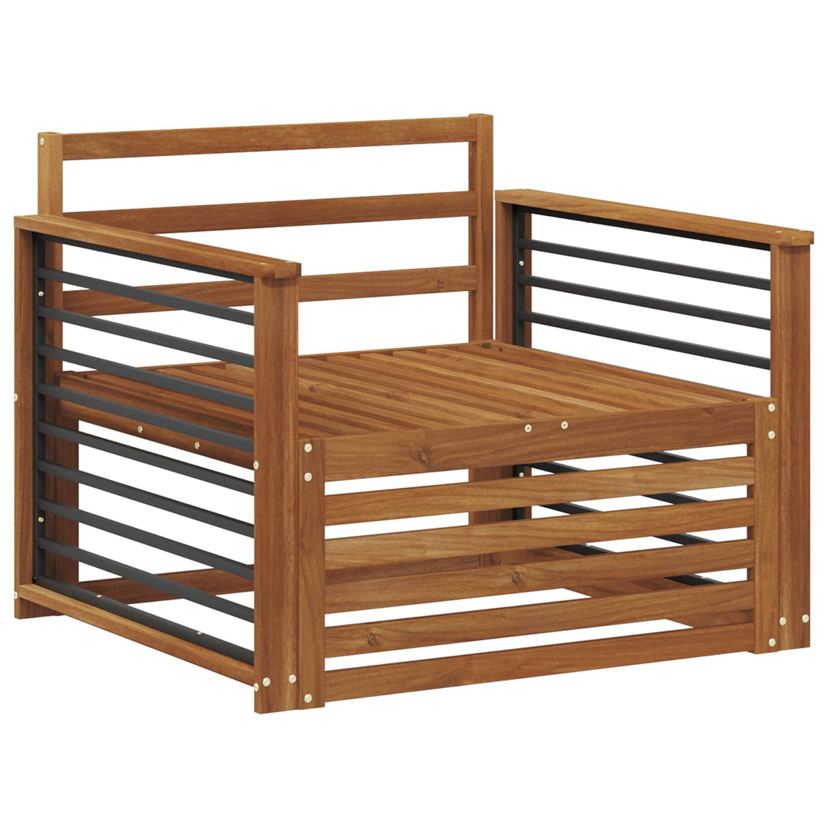 2 Stk. Outdoor-Sofa Natur