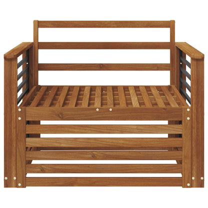 2 Stk. Outdoor-Sofa Natur