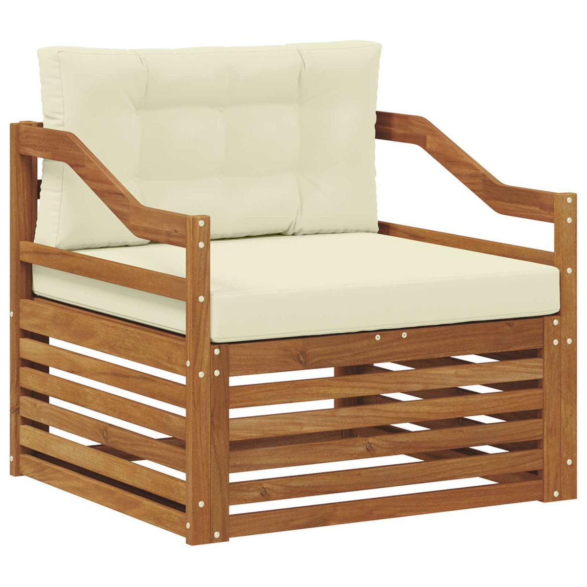 Outdoor-Sofa Natur und Creme