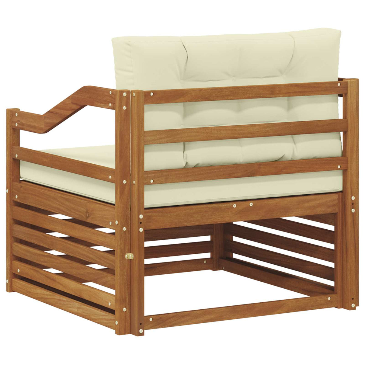 Outdoor-Sofa Natur und Creme