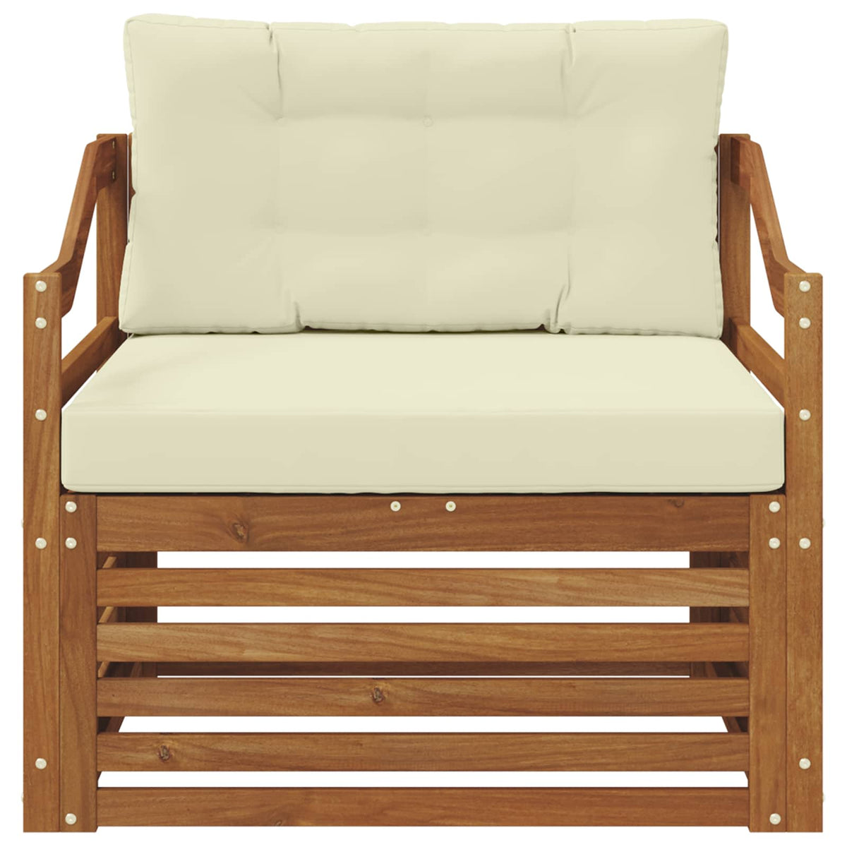 Outdoor-Sofa Natur und Creme