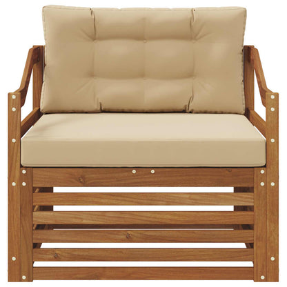 Outdoor-Sofa Natur und Beige