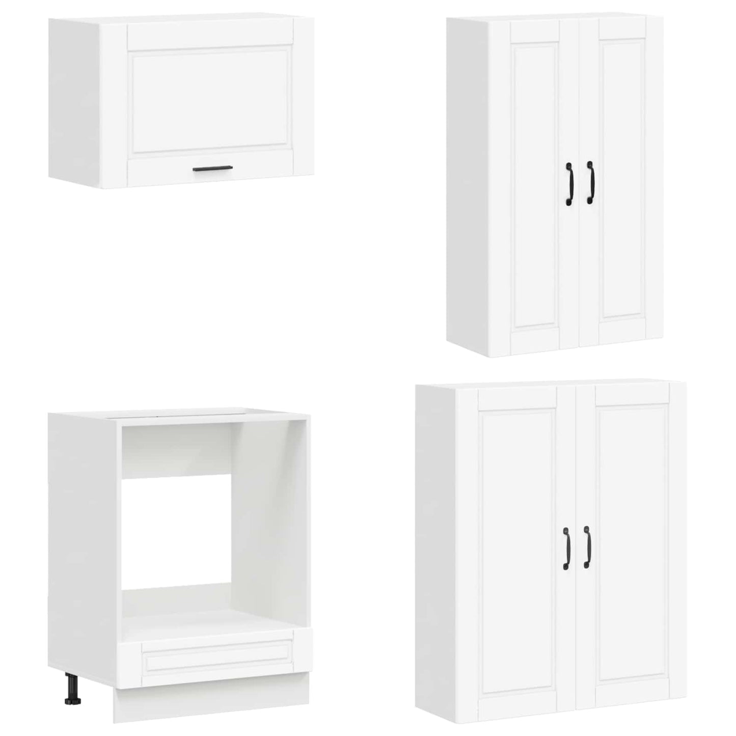 Kücheneinheit PORTO 8 pcs Weiß Holzwerkstoff