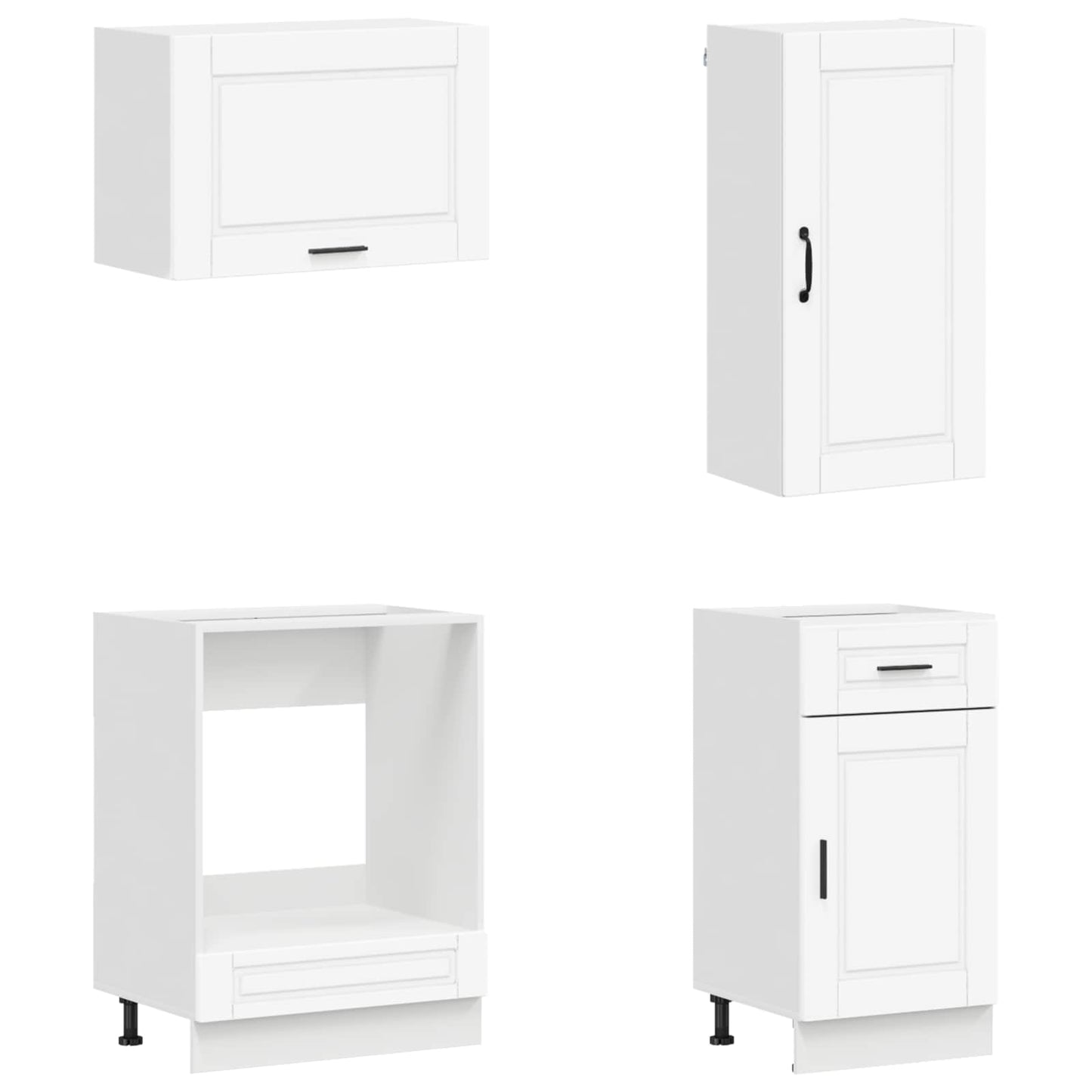 Kücheneinheit PORTO 8 pcs Weiß Holzwerkstoff