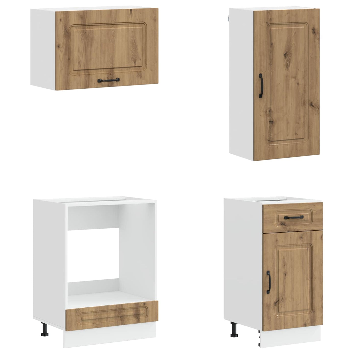 Kücheneinheit KALMAR 8 pcs Artisan-Eiche Holzwerkstoff