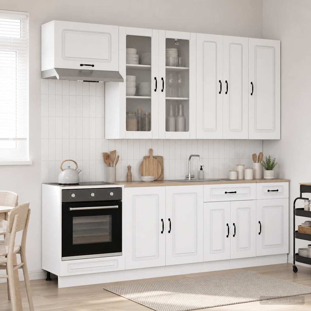 Kücheneinheit KALMAR 8 pcs Weiß Holzwerkstoff