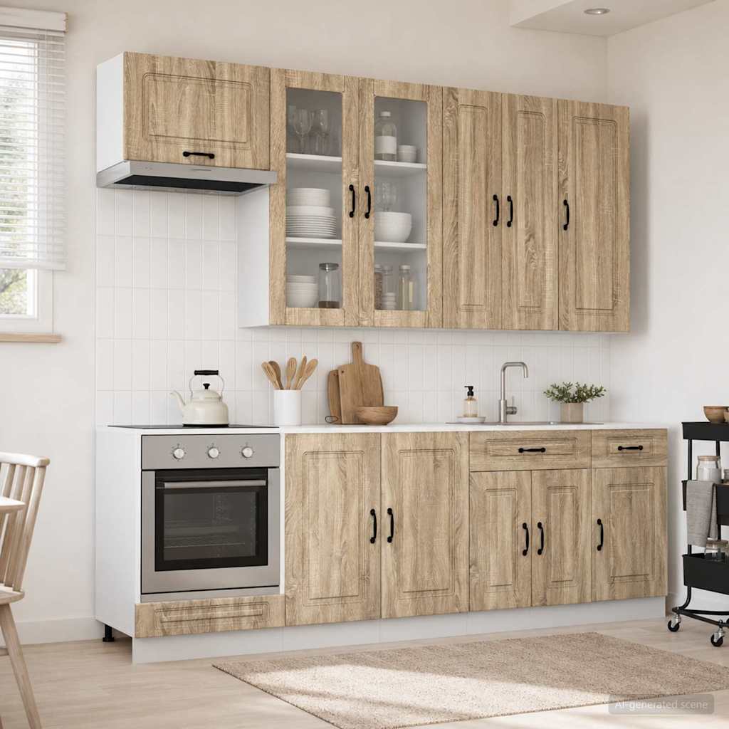 Kücheneinheit KALMAR 8 pcs Sonoma-Eiche Holzwerkstoff