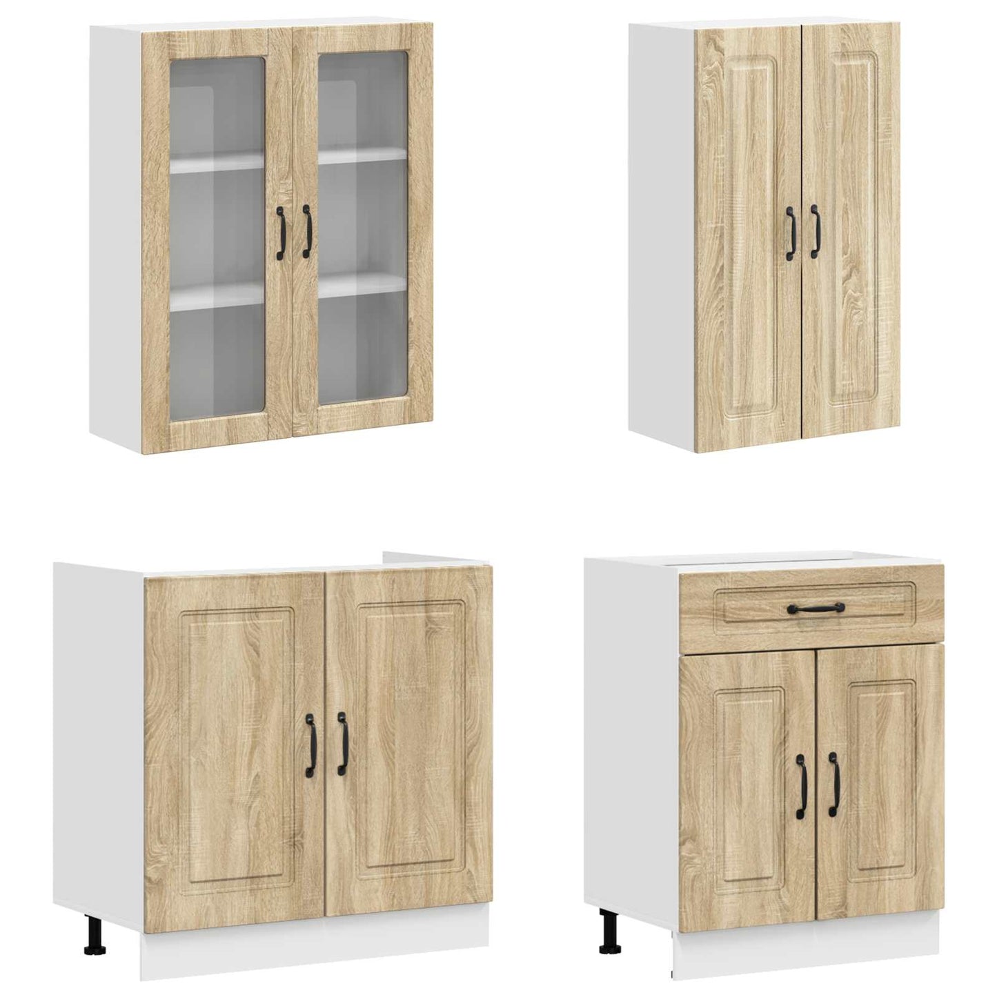 Kücheneinheit KALMAR 8 pcs Sonoma-Eiche Holzwerkstoff