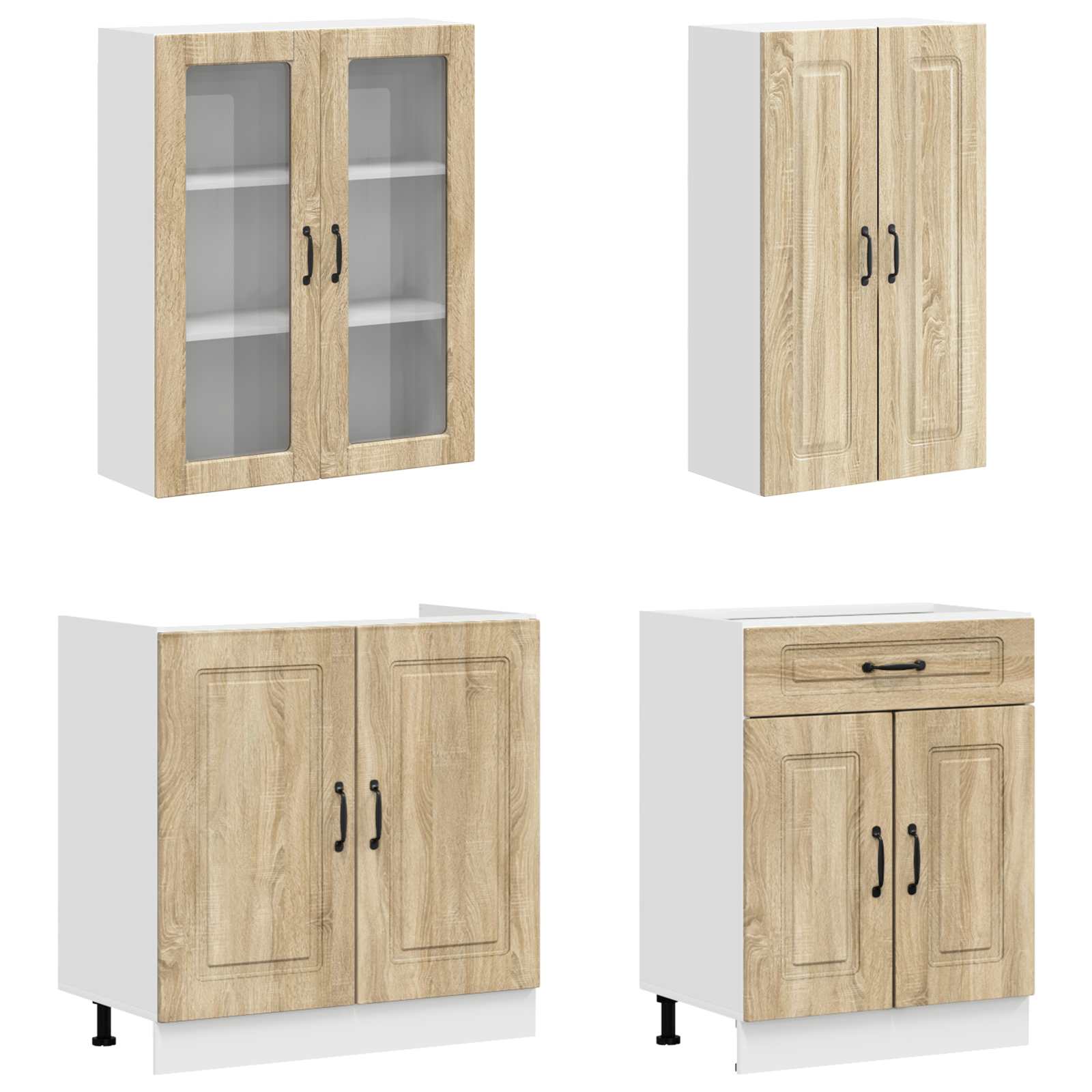Kücheneinheit KALMAR 8 pcs Sonoma-Eiche Holzwerkstoff